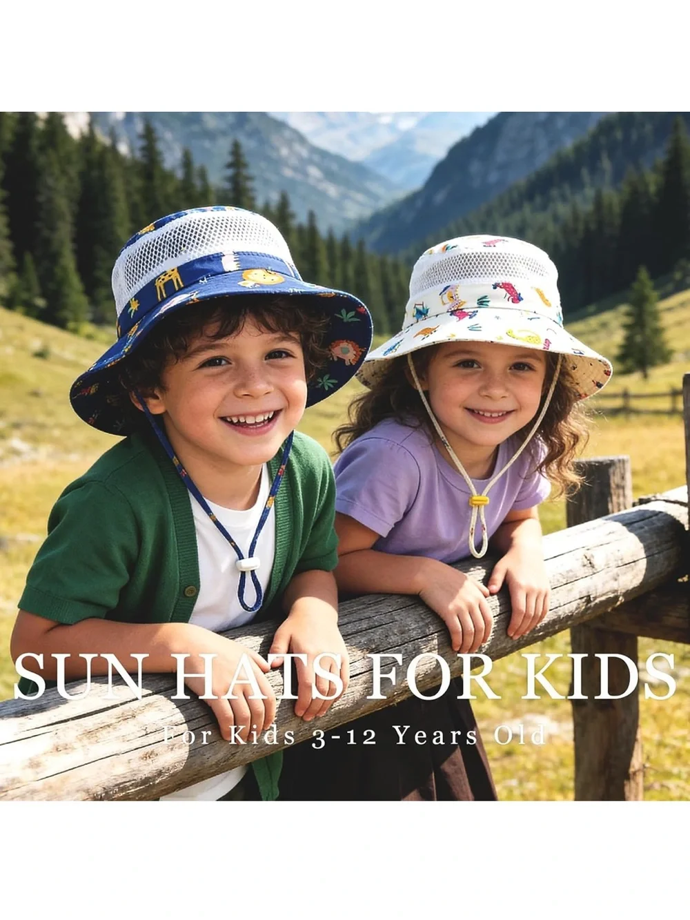 Toddler’s Pink Cherry Print Mesh Sun Hat